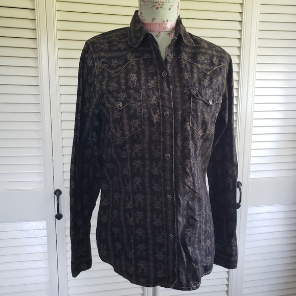 tin haul Tops - Tin Haul Pearl Snap Western Shirt